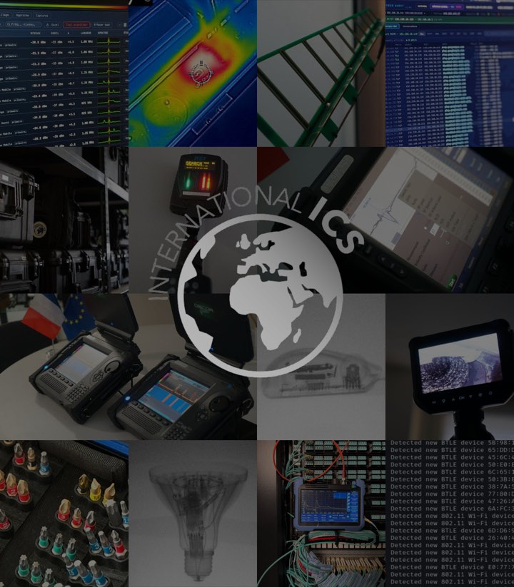 Opération TSCM d’International ICS : analyseurs de spectre, caméra thermique et matériel de détection